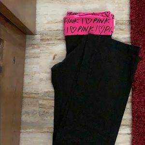 PINK bootcut yoga pants